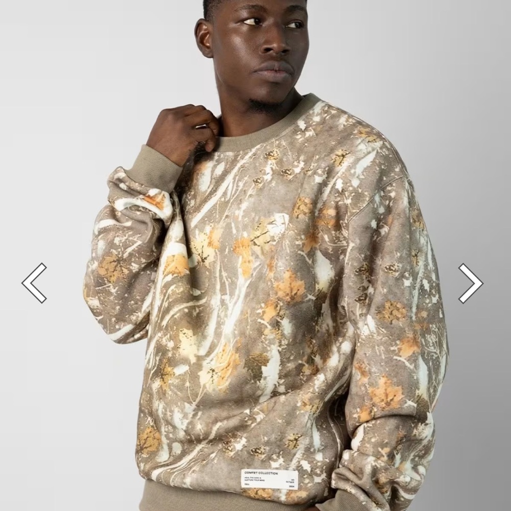 Men's Camouflage Sweater